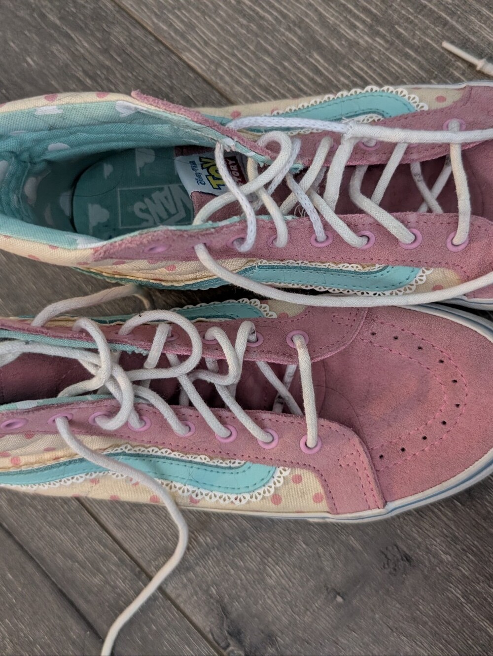 Disney Toy Story Bo Peep Vans Hi Tops - Picture 3 of 6